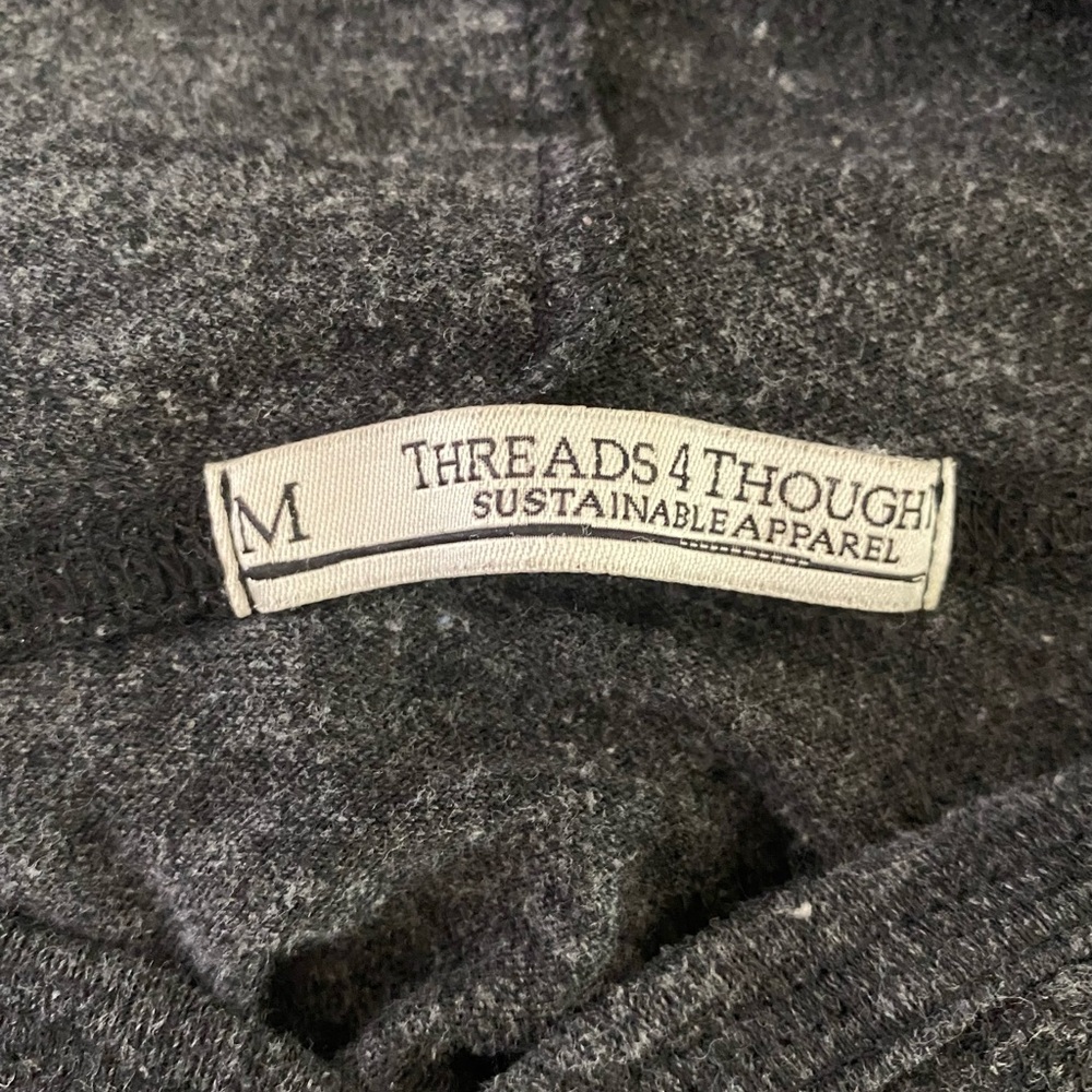 Threads 4 Thought Medium Gray Hooded Tee - Picture 7 of 7